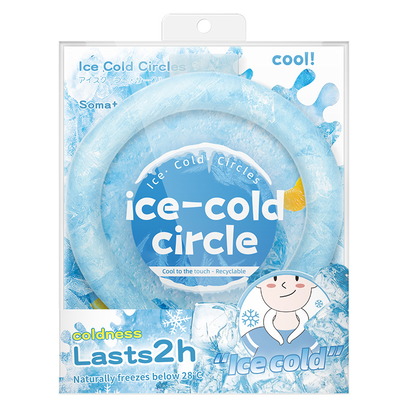 Cooling Pillow Gel - Neck Cooling Tube Wraps Ice Ring