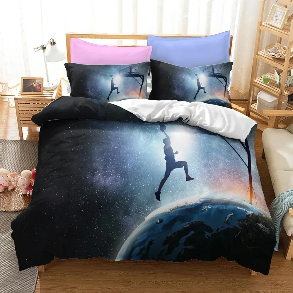 Home Textiles Uk - Fantastic 3D Print Basketball Duvet Cover