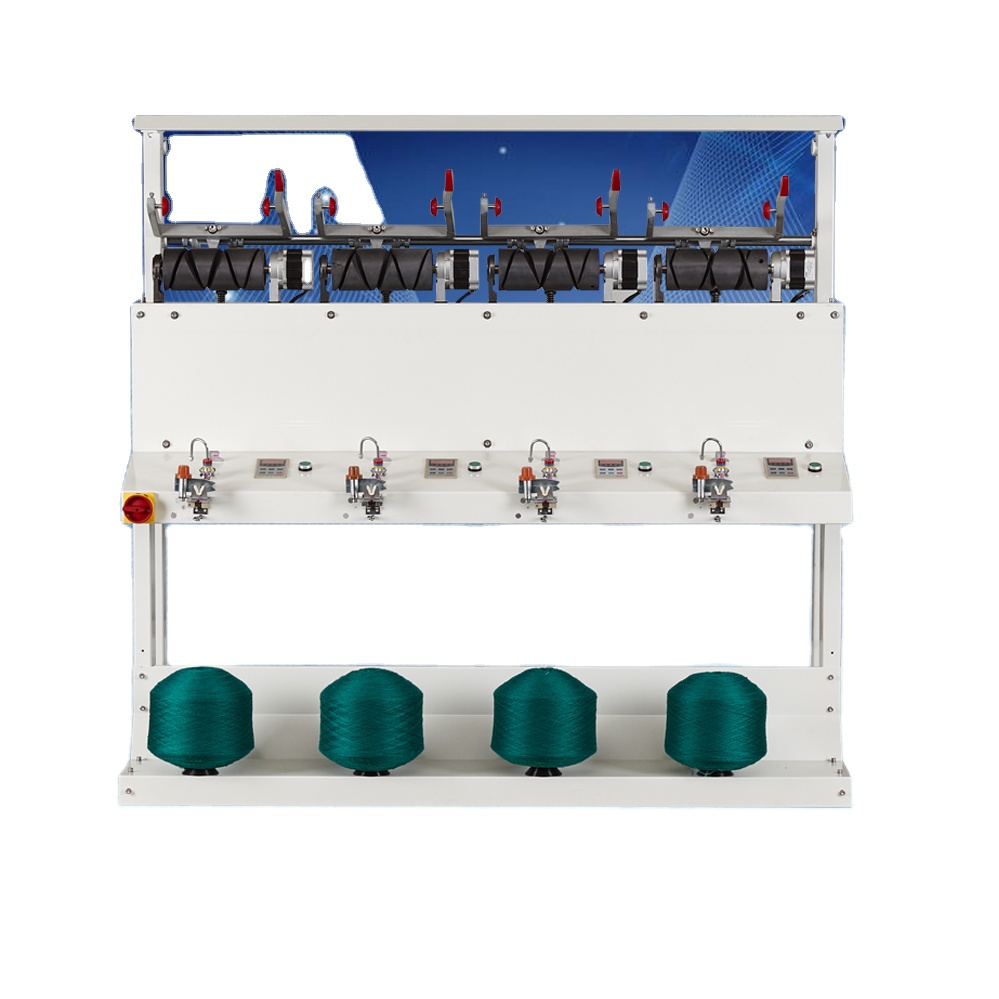 Home Textiles Manufacturer - 4 Spindles Coil Winding Machine for