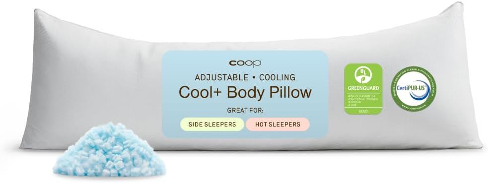 Cooling Pillow Gel - Cooling Body Pillow with Adjustable Gel