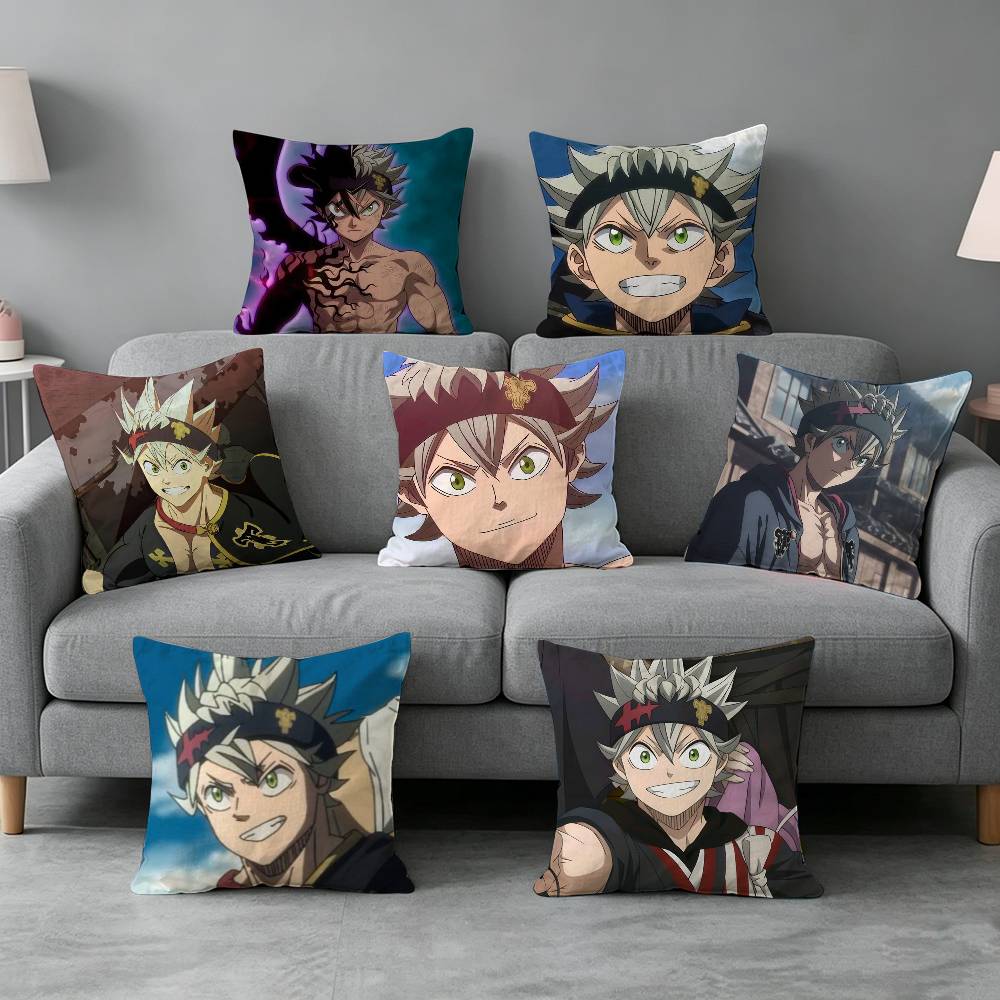 Home Textiles Definition - Black Clover-r Pillow cover gift High