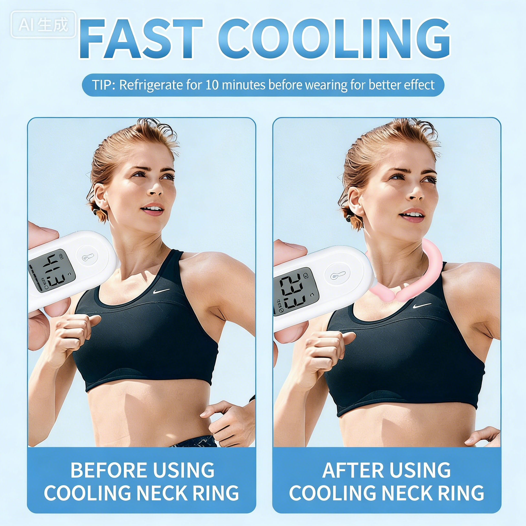 Neck Cooling Tube Wraps Ice Ri – обзор и цена Cooling Pillow Gel