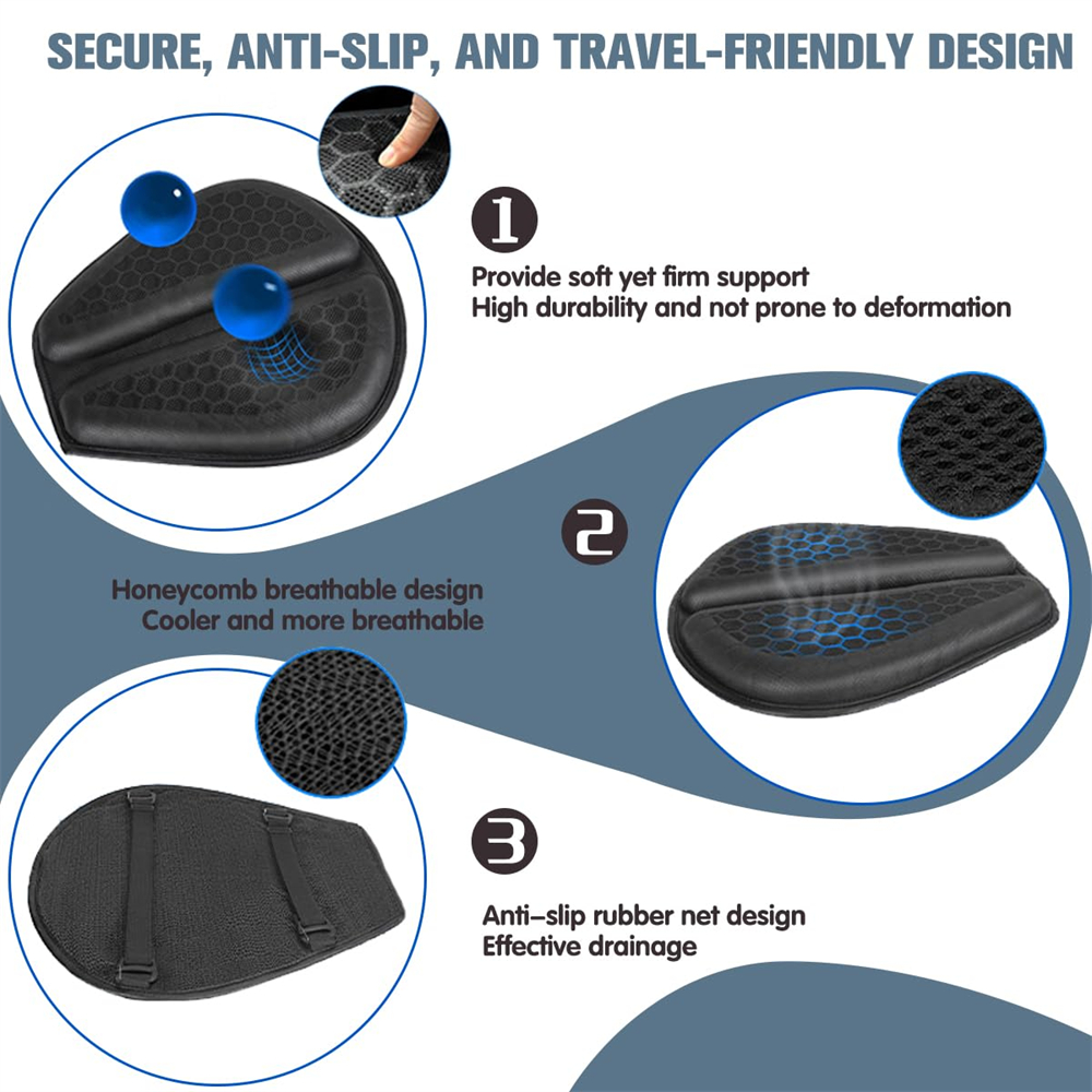 Motorcycle Gel Seat Cushion Co – обзор и цена Cooling Pillow Gel