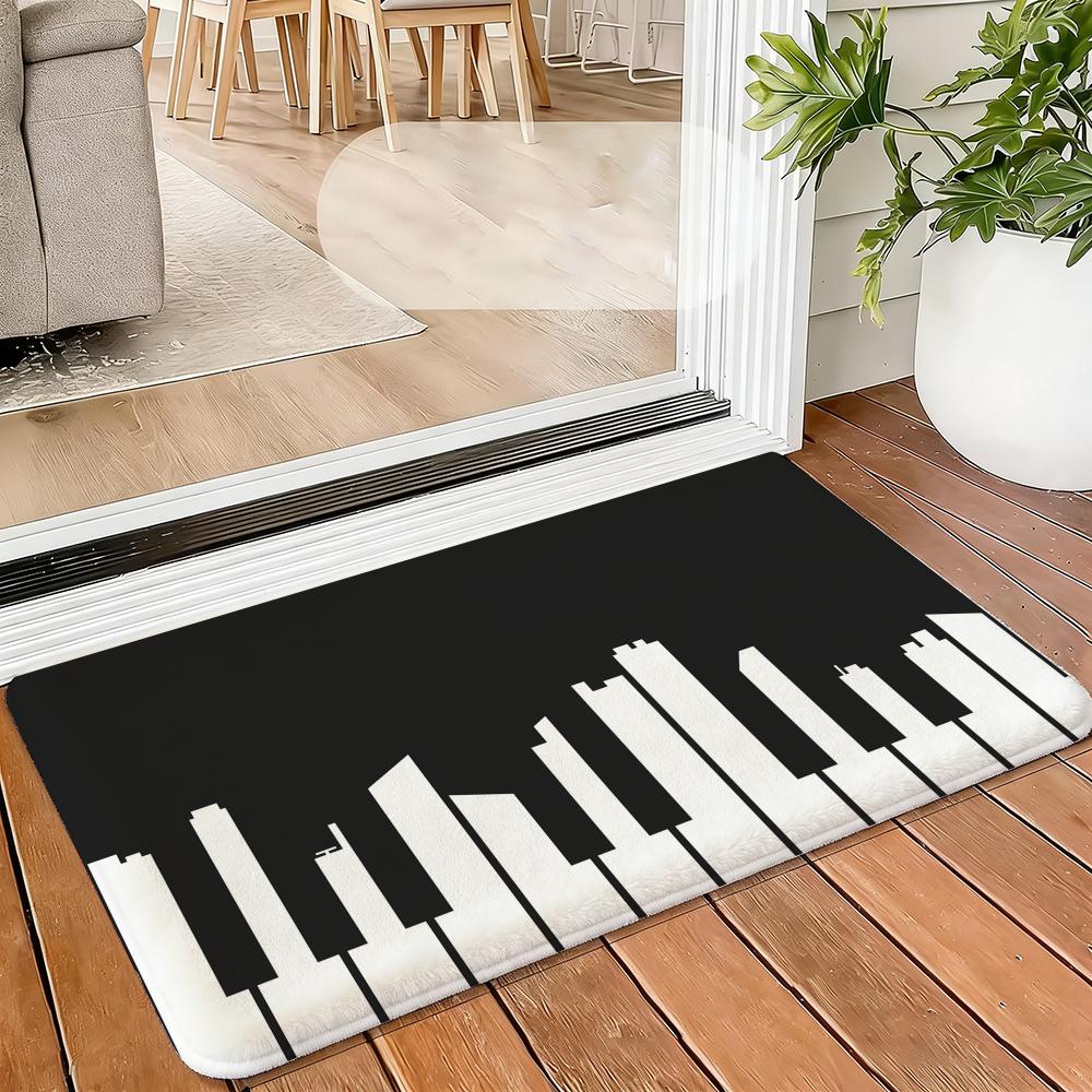 Music Note Piano Pattern Floor – обзор и цена Home Textiles Notes