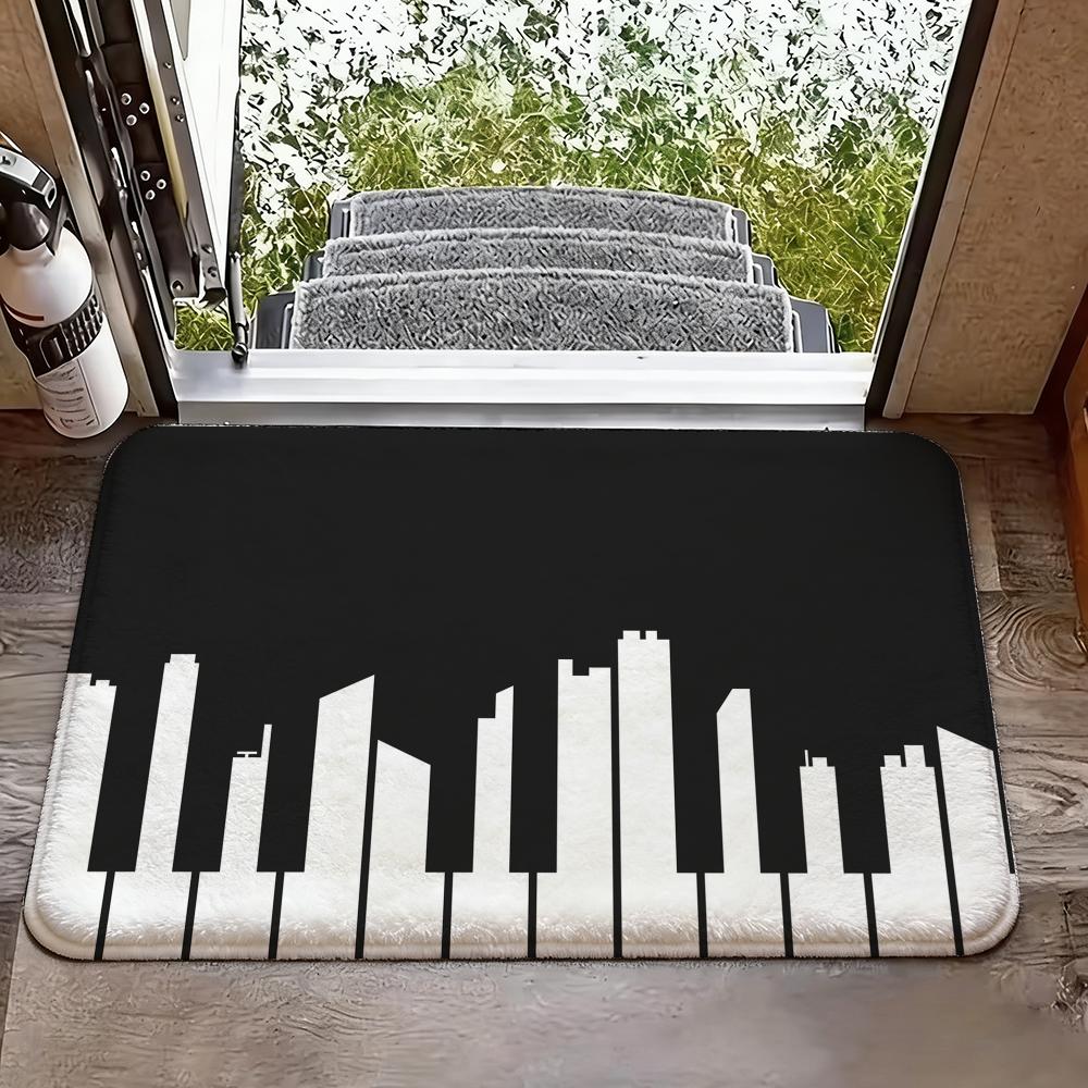Music Note Piano Pattern Floor – обзор и цена Home Textiles Notes