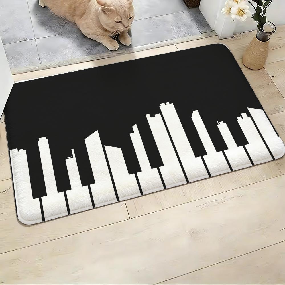 Music Note Piano Pattern Floor – обзор и цена Home Textiles Notes
