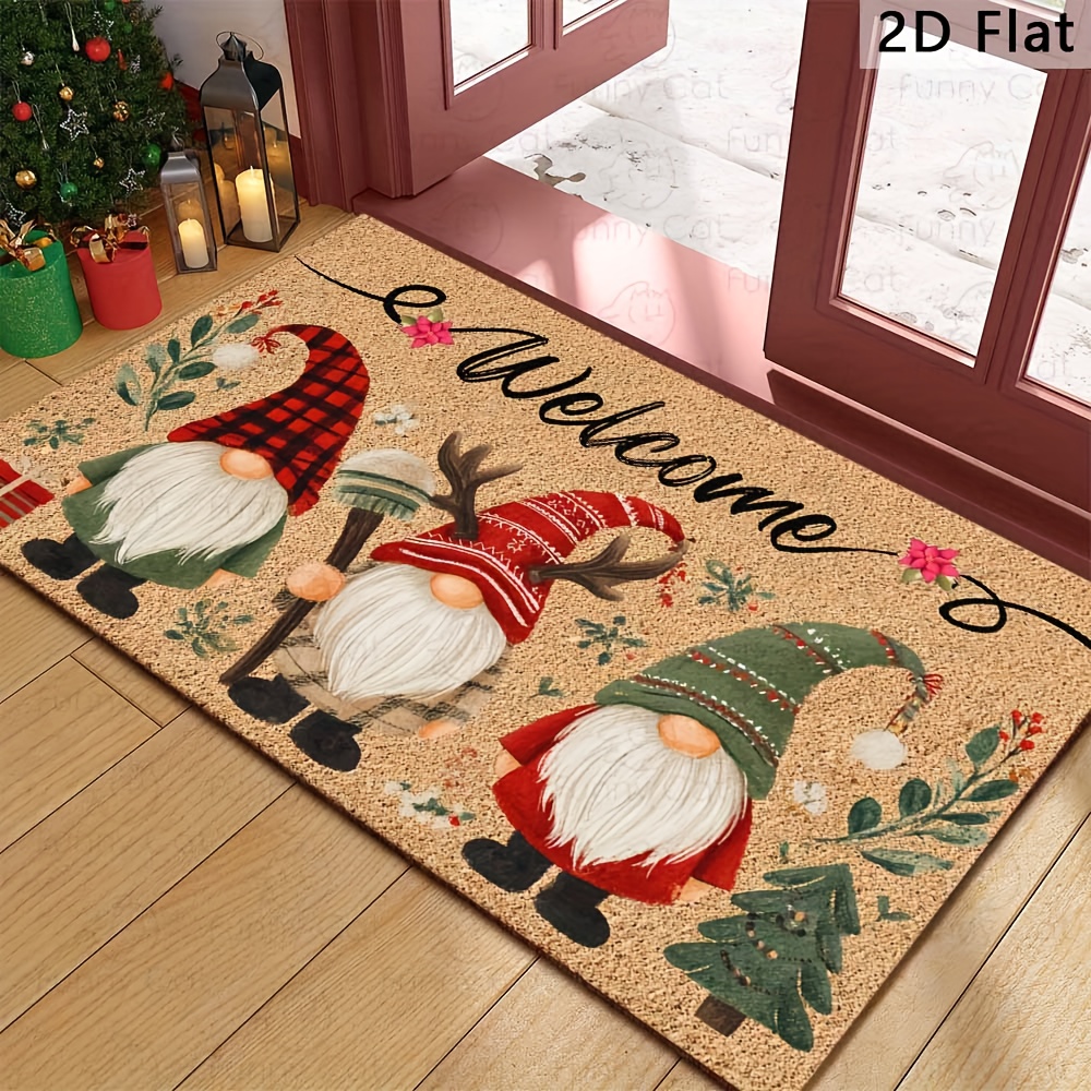 Christmas Gnome Welcome Mat Fe – обзор и цена Home Textiles Premium