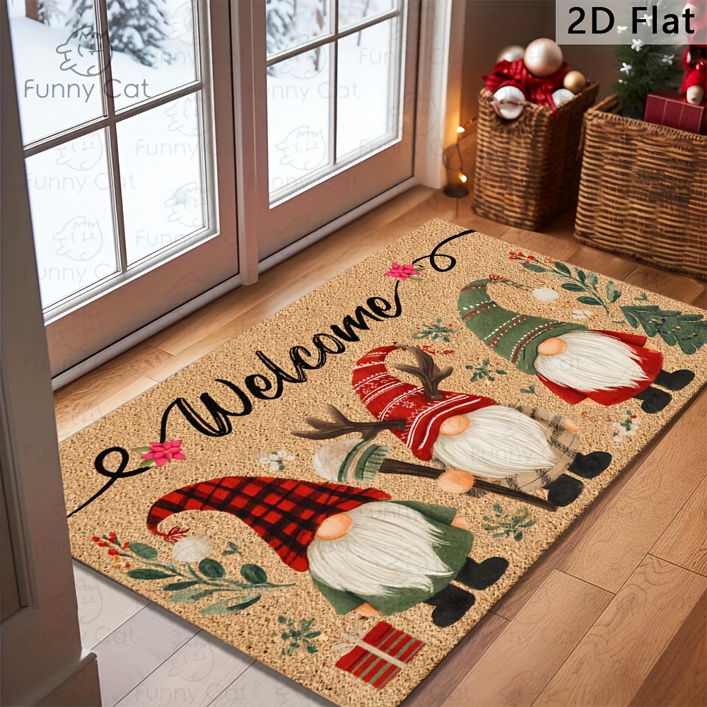 Christmas Gnome Welcome Mat Fe – обзор и цена Home Textiles Premium