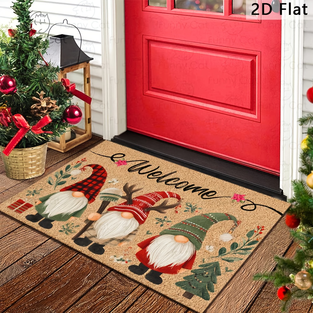 Christmas Gnome Welcome Mat Fe – обзор и цена Home Textiles Premium