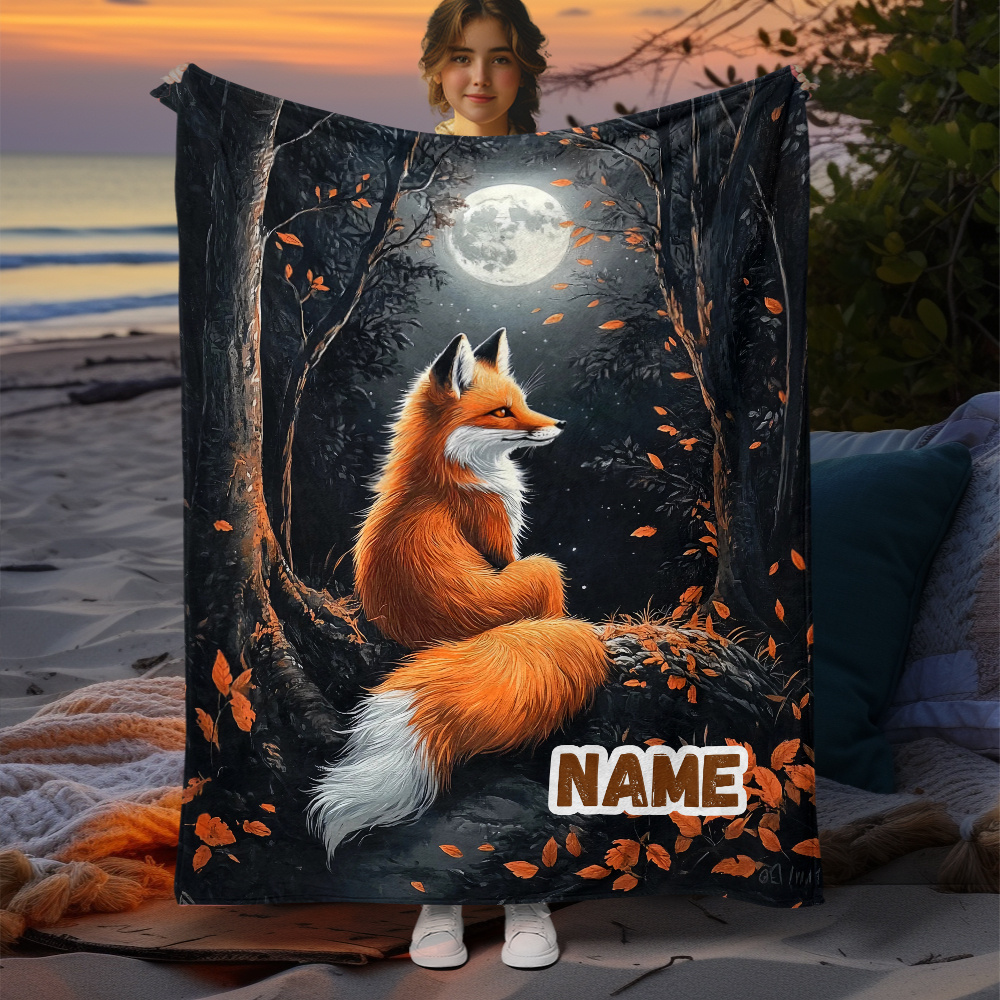 Personalized fox pattern high- – обзор и цена Home Textiles Definition