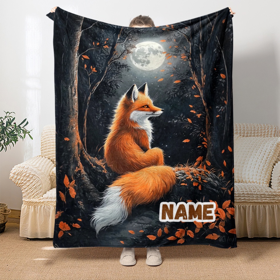 Personalized fox pattern high- – обзор и цена Home Textiles Definition