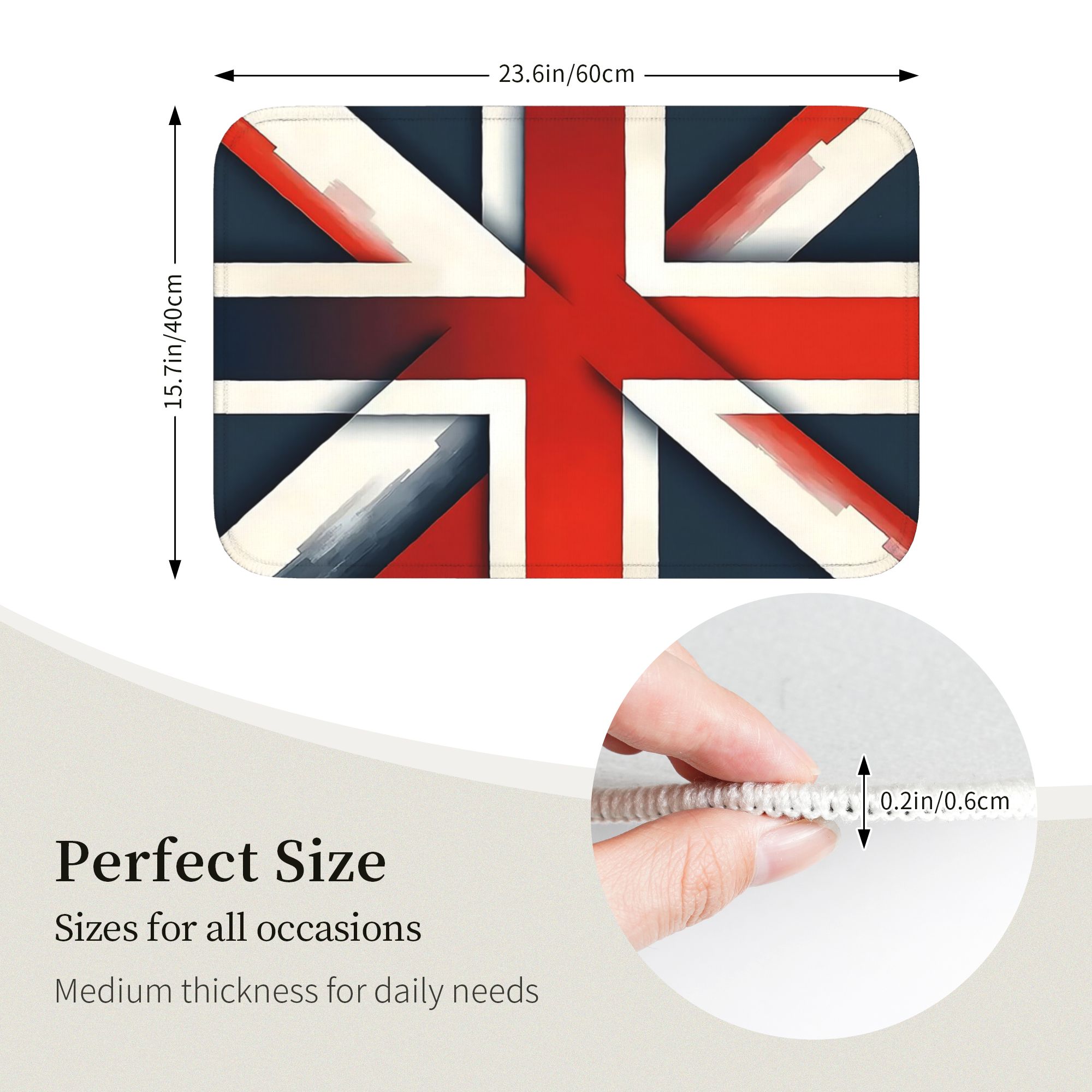Funky Union Jack UK  flag Door – обзор и цена Home Textiles Uk
