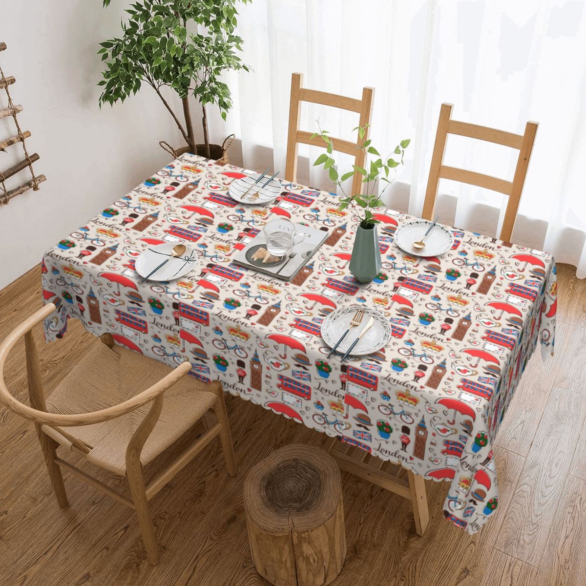 London Pattern Rectangular Tab – обзор и цена Home Textiles Uk