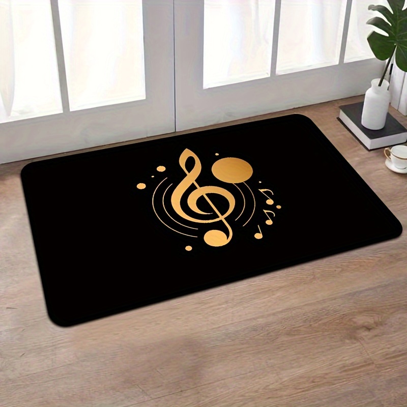 Simple Music Notes Area Rug, S – обзор и цена Home Textiles Notes