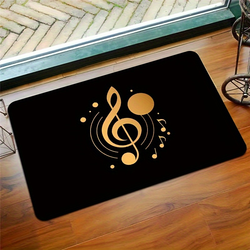 Simple Music Notes Area Rug, S – обзор и цена Home Textiles Notes