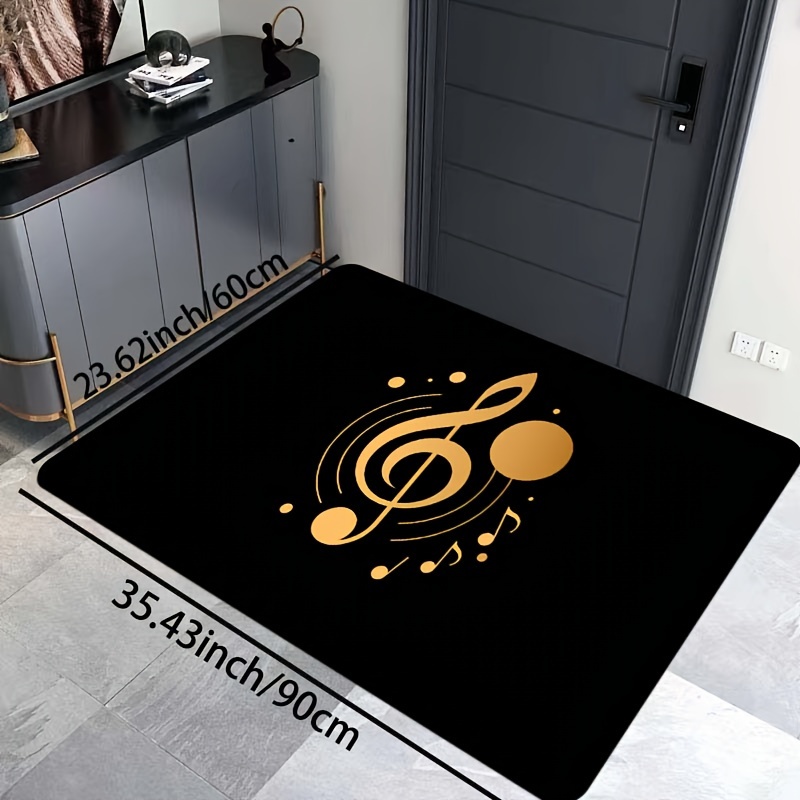 Simple Music Notes Area Rug, S – обзор и цена Home Textiles Notes