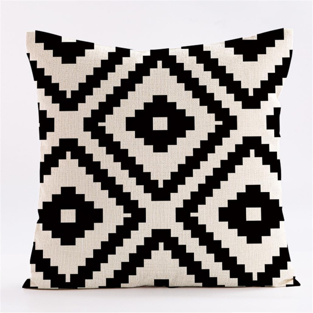 Chic Black and White Geometric – обзор и цена Pillow Cover 20X20