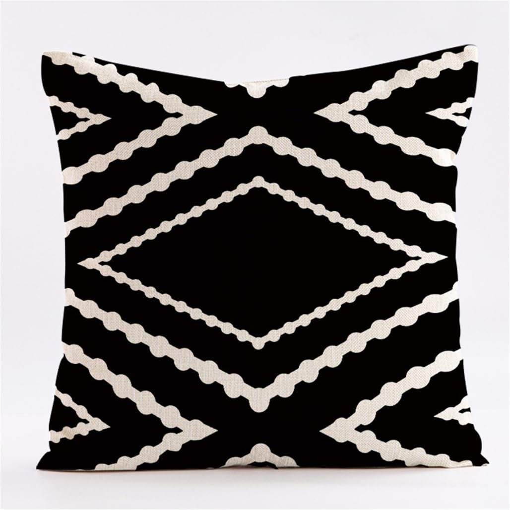Chic Black and White Geometric – обзор и цена Pillow Cover 20X20
