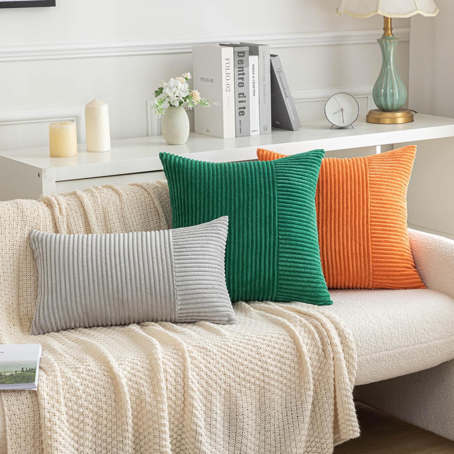 Orange Corduroy Pillow Covers  – обзор и цена Pillow Cover 20X20