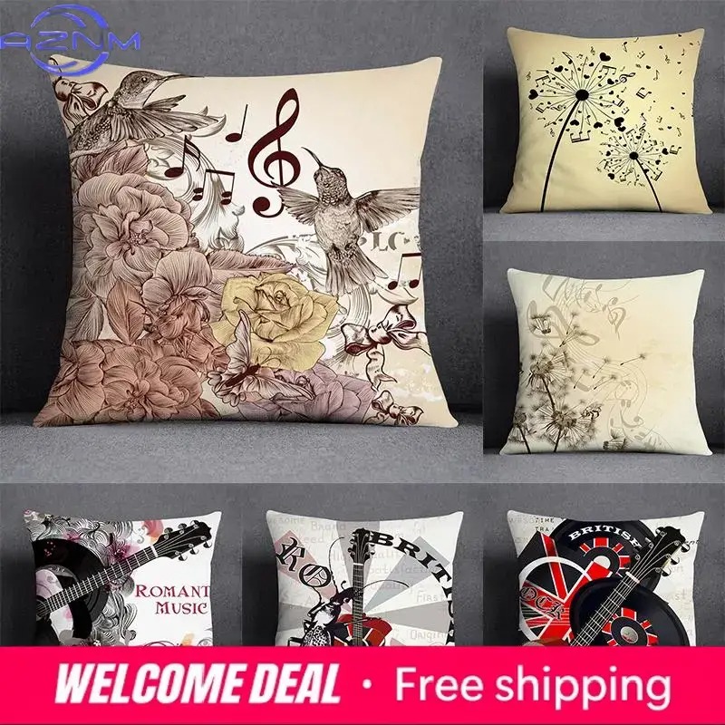 Musical Note Guitar Series Pat – обзор и цена Home Textiles Notes