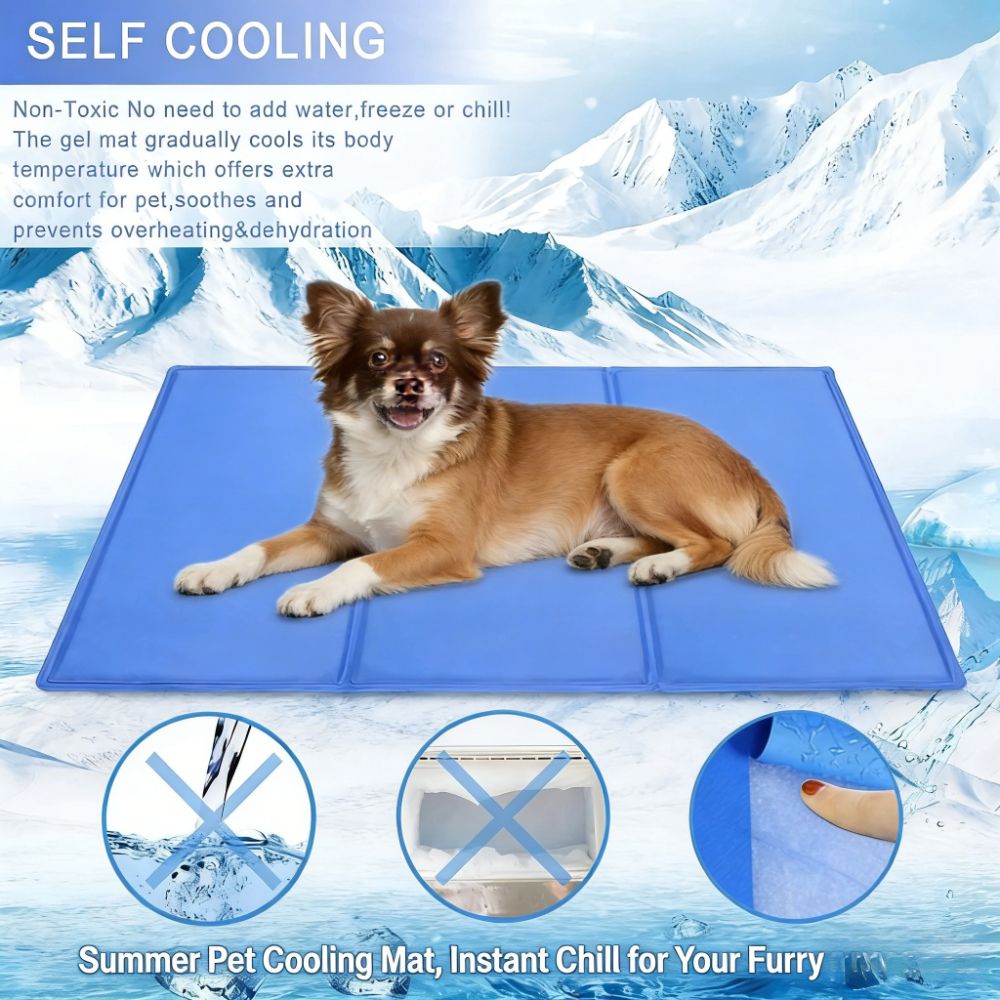 Summer Gel Pet Cooling Bed Mat – обзор и цена Cooling Pillow Gel
