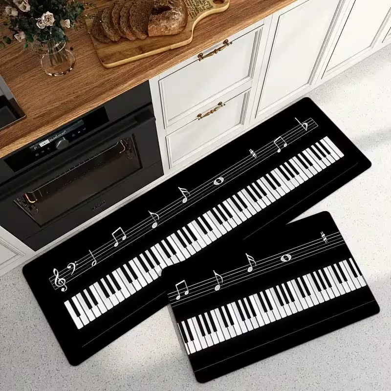 Black and White Piano Keys Kit – обзор и цена Home Textiles Notes