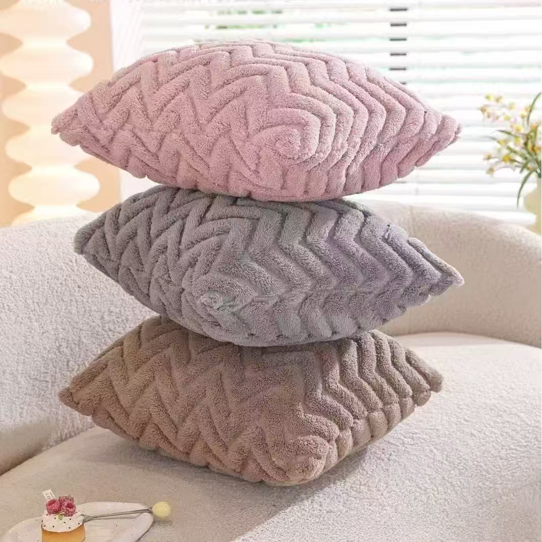 2pcs artificial plush wave pat – обзор и цена Pillow Cover 20X20