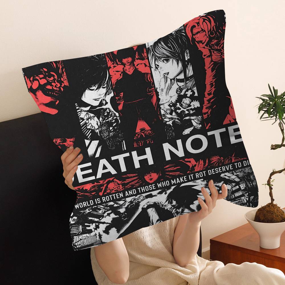 Anime D-Death note Pillowcase  – обзор и цена Home Textiles Notes