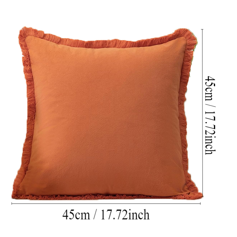 1pc 100% Cotton Fringed Throw  – обзор и цена Pillow Cover 20X20