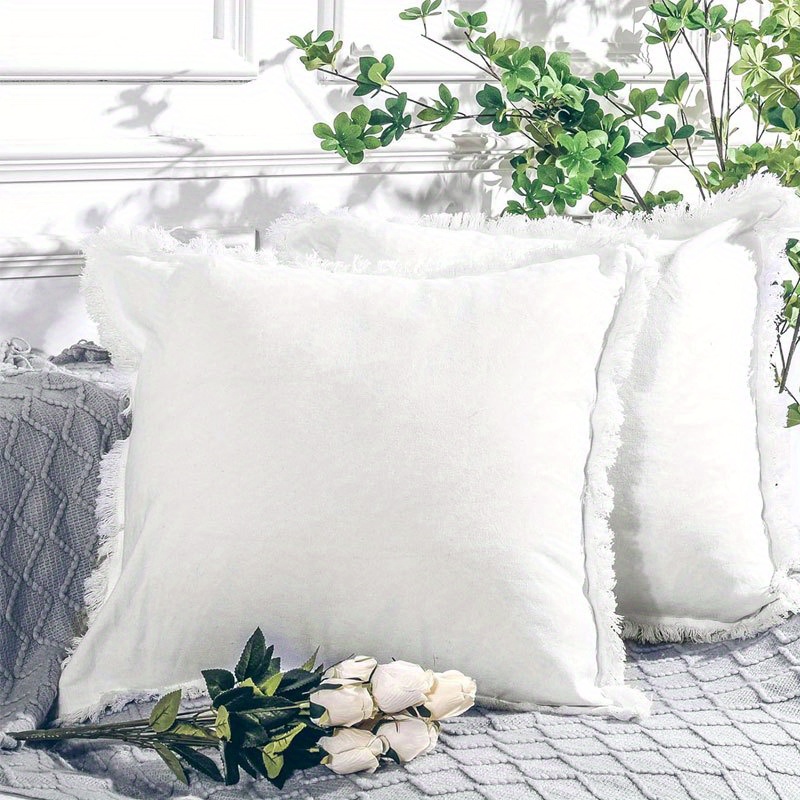 1pc 100% Cotton Fringed Throw  – обзор и цена Pillow Cover 20X20