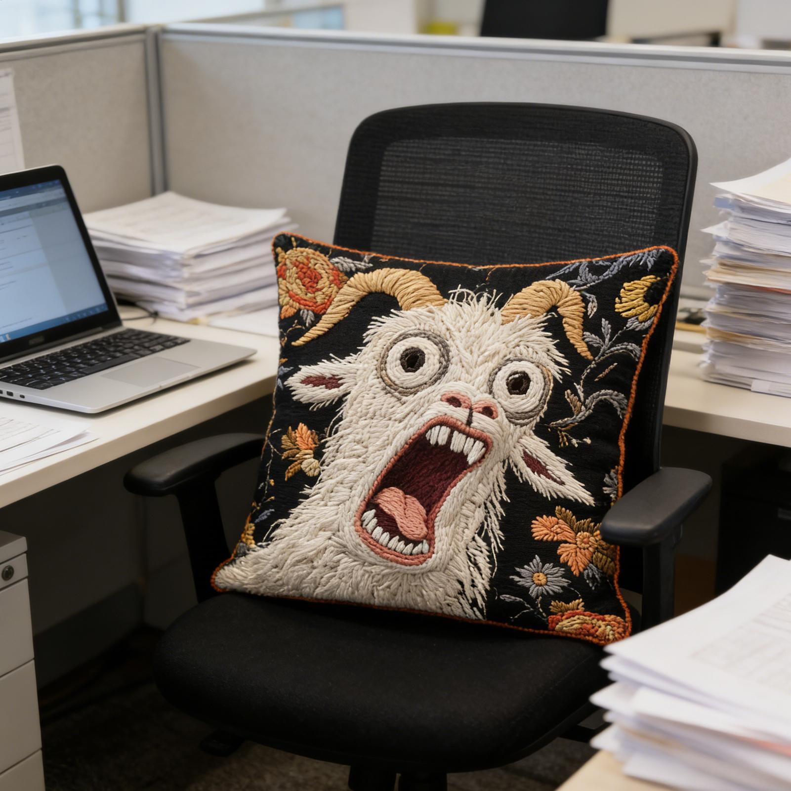 45x45cm Screaming Goat Pillow  – обзор и цена Pillow Cover 20X20