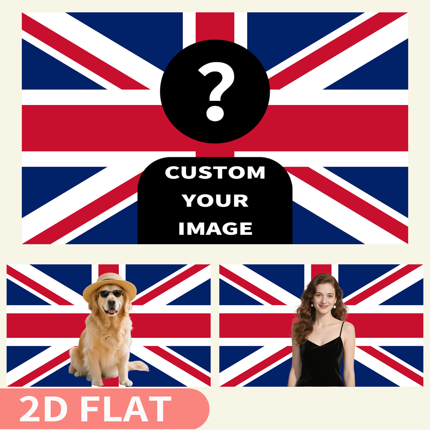 1pc 2D FLAT Personalize UK Bri – обзор и цена Home Textiles Uk