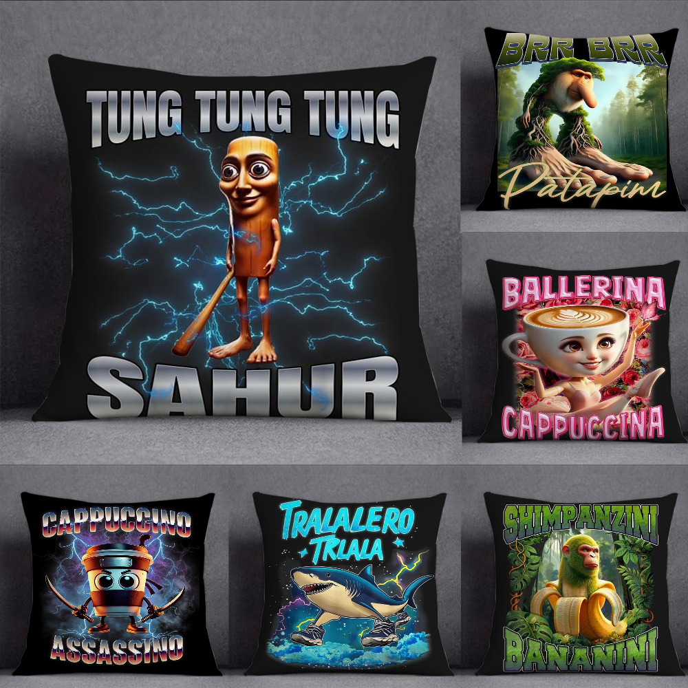 ITALlAN Brainrot Creative anim – обзор и цена Pillow Cover 20X20
