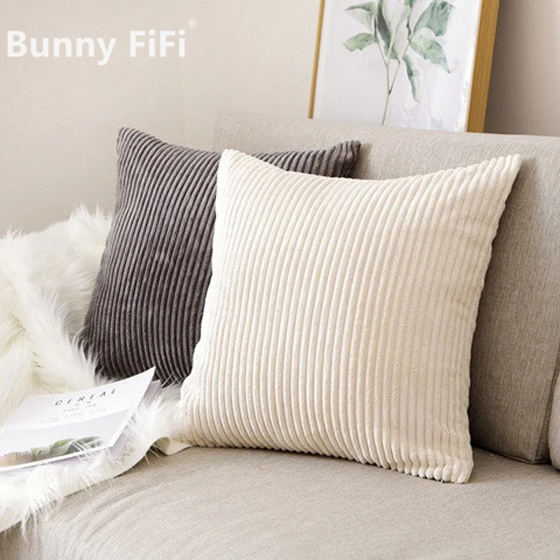 Corduroy Striped Cushion Cover – обзор и цена Pillow Cover 20X20