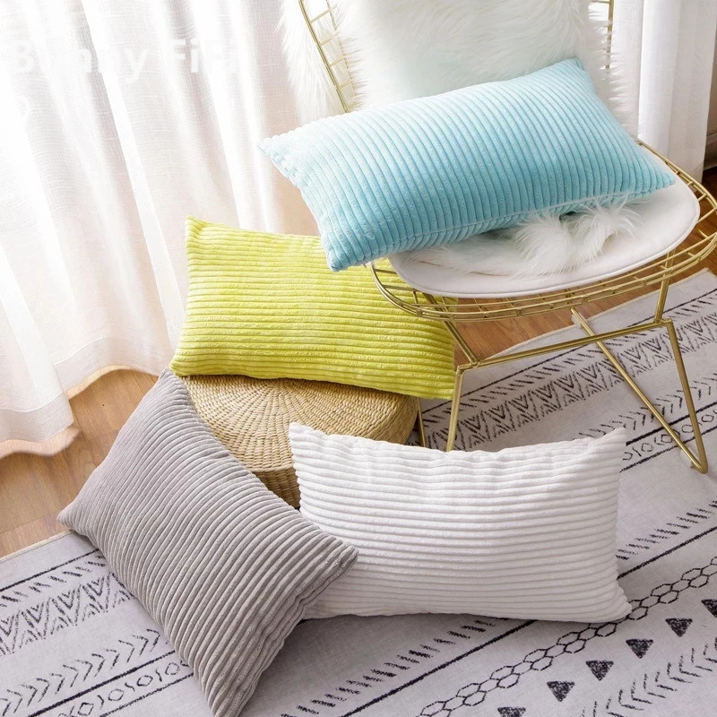 Corduroy Striped Cushion Cover – обзор и цена Pillow Cover 20X20