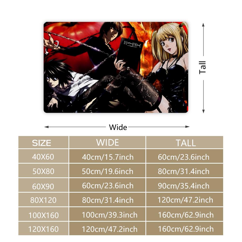 Hot Anime D-Death N-Note Floor – обзор и цена Home Textiles Notes