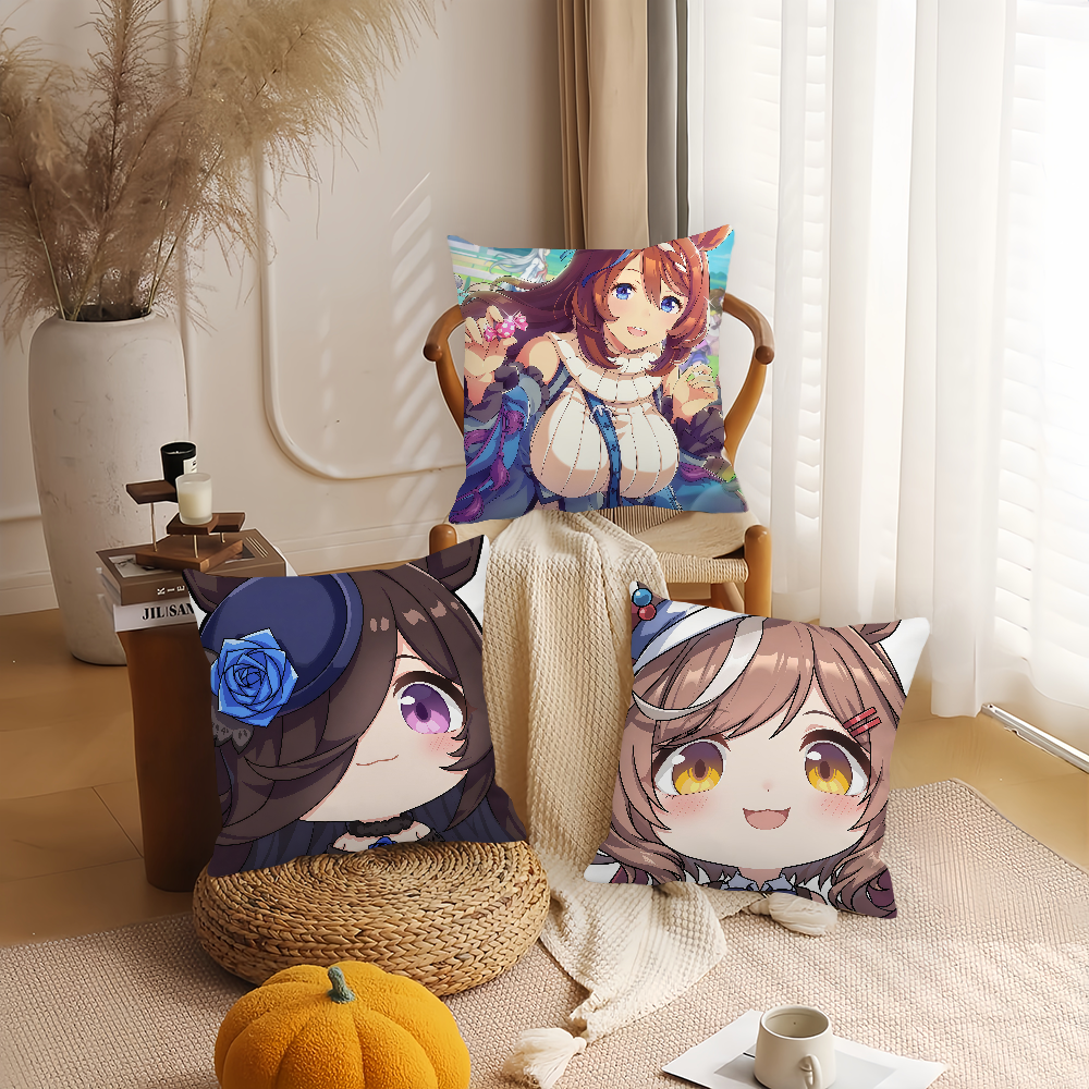 Anime Umamusume Pretty Derby S – обзор и цена Pillow Cover 20X20